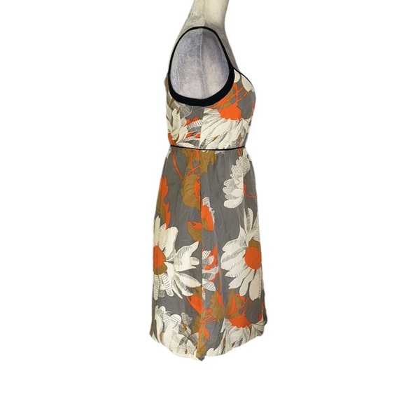 Anthropologie Moulinette Souers Grand Gazania Silk Floral Fit & Flare Dress - 2 - Picture 5 of 13